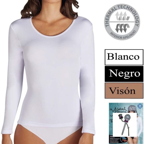 Camiseta polar manga larga Ysabel Mora