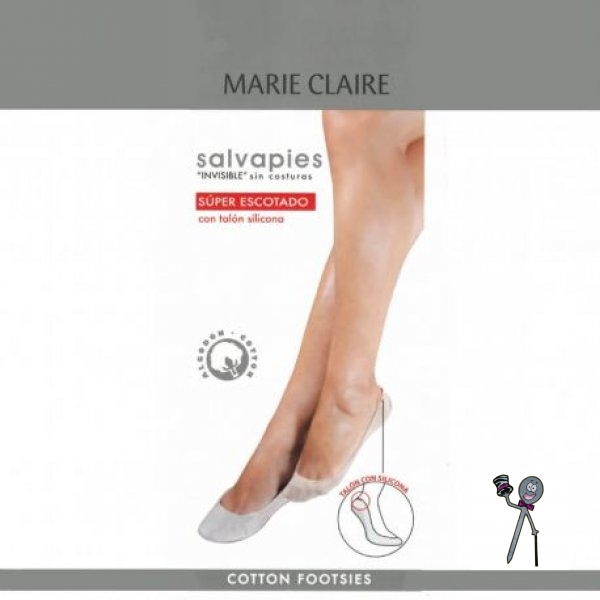Salvapiés algodón sin costuras invisible Marie Claire