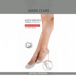 Salvapiés algodón sin costuras invisible Marie Claire