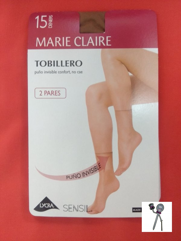 Tobillero 15 den. puño invisible Marie Claire